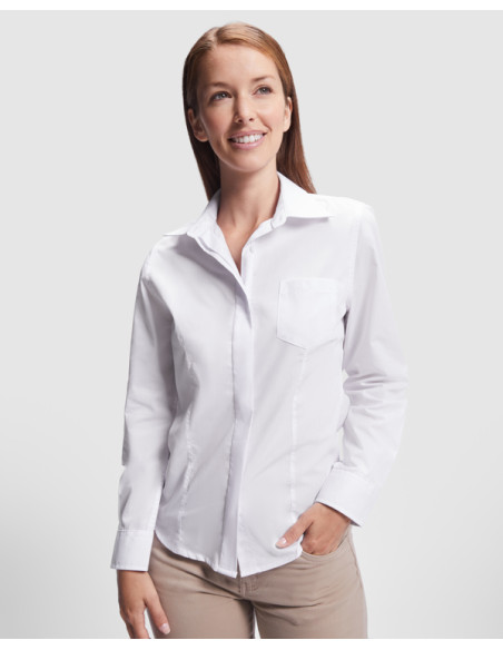 https://www.ropadetrabajo.com: Camisa de manga larga mujer Sofía Roly