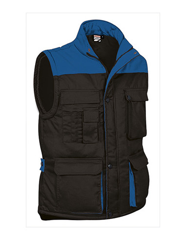 https://www.ropadetrabajo.com: Chaleco de trabajo multibolsillos Bicolor Thunder Valento