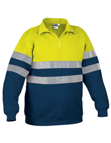 https://www.ropadetrabajo.com: Sudadera de alta visibilidad combinada Road Valento