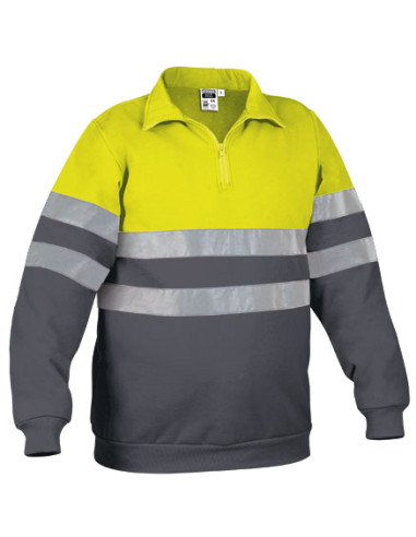 https://www.ropadetrabajo.com: Sudadera de alta visibilidad combinada Road Valento
