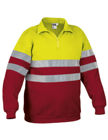 https://www.ropadetrabajo.com: Sudadera de alta visibilidad combinada Road Valento