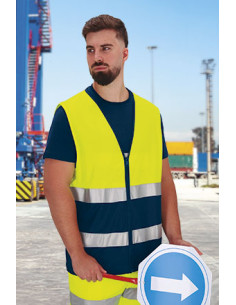 https://www.ropadetrabajo.com: Chaleco reflectante bicolor Palmer Valento