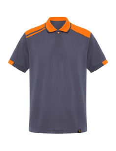 https://www.ropadetrabajo.com: Polo de trabajo en manga corta combinado Samurai Roly