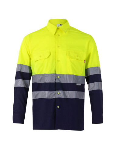 https://www.ropadetrabajo.com: Camisa alta visibilidad bicolor Velilla 144