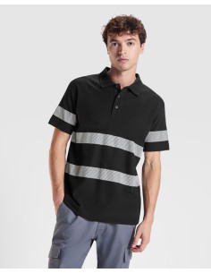 https://www.ropadetrabajo.com: Polo de trabajo con bandas segmentadas Foran Roly