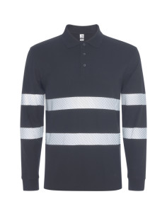 https://www.ropadetrabajo.com: Polo en manga larga con bandas reflectantes Foran Roly 2
