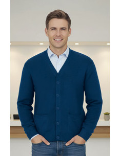 https://www.ropadetrabajo.com: Chaqueta de punto para hombre Cardigan Valento 2