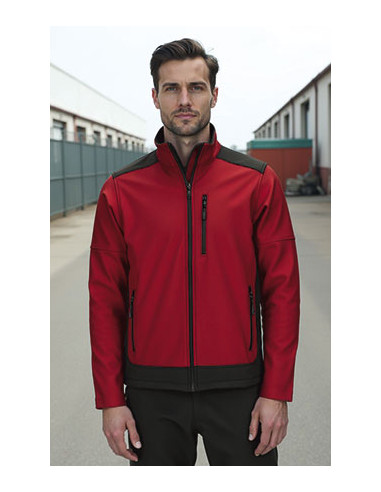https://www.ropadetrabajo.com: Chaqueta de Softshell Bicolor unisex Valento Saponi