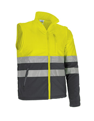 https://www.ropadetrabajo.com: Chaqueta softshell desmontable A/V Brampton Valento