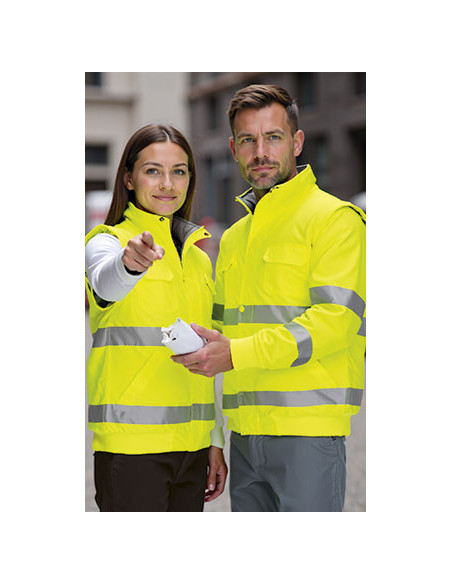 https://www.ropadetrabajo.com: Cazadora impermeable desmontable A/V Flinders Valemto