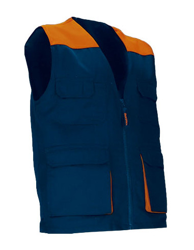 https://www.ropadetrabajo.com: Chaleco ligero multibolsillos bicolor Thunder Valento