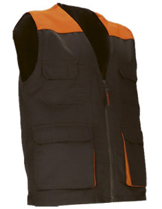 https://www.ropadetrabajo.com: Chaleco ligero multibolsillos bicolor Thunder Valento 2