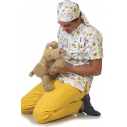 https://www.ropadetrabajo.com: OUTLET Casaca Sanitaria Estampado Cohetes Workteam 2