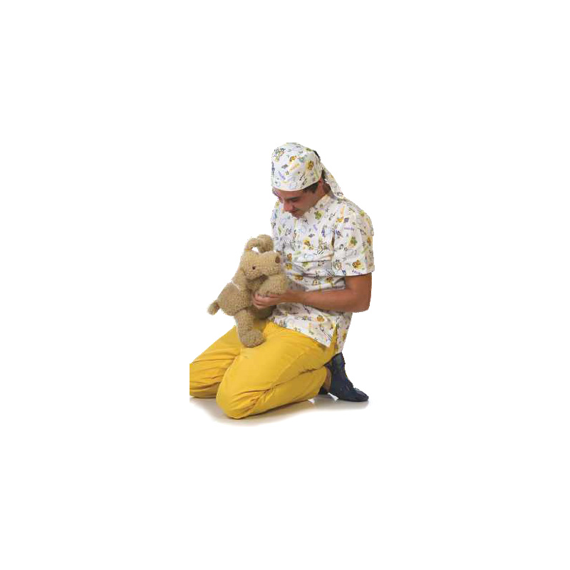 https://www.ropadetrabajo.com: OUTLET Casaca Sanitaria Estampado Cohetes Workteam