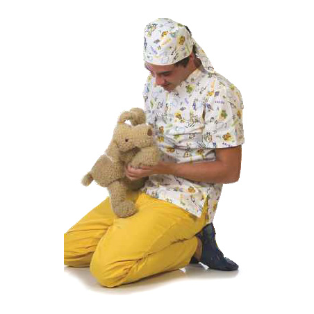 https://www.ropadetrabajo.com: OUTLET Casaca Sanitaria Estampado Cohetes Workteam