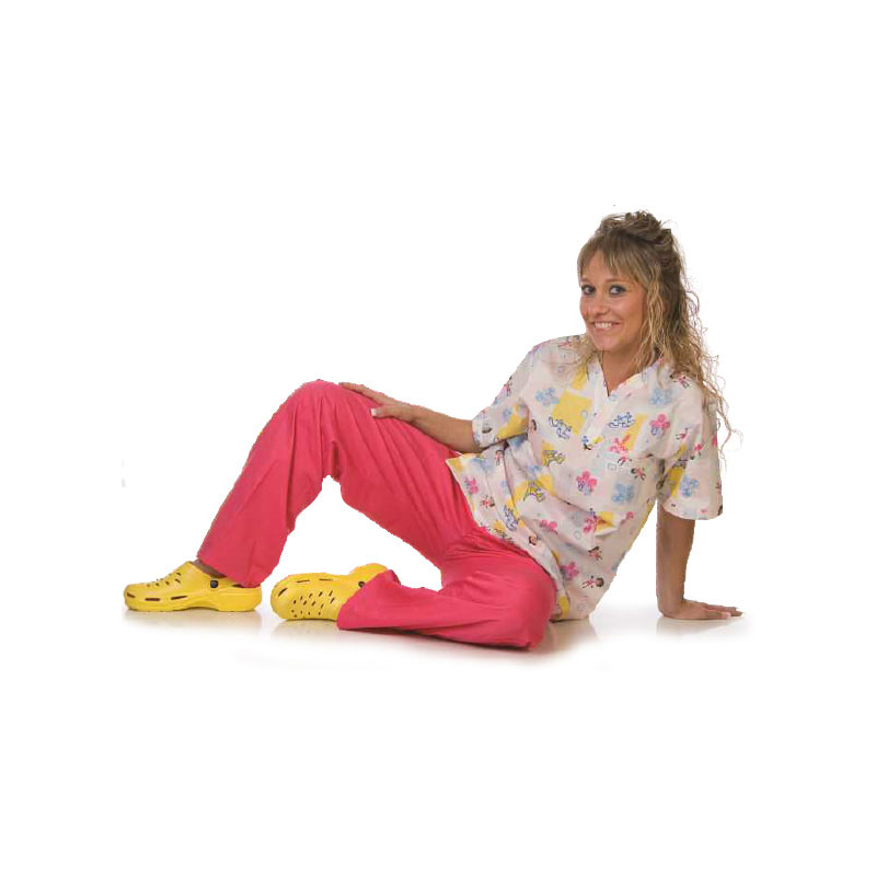 https://www.ropadetrabajo.com: OUTLET Casaca Sanitaria Estampado Dinosaurios Workteam