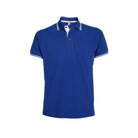 https://www.ropadetrabajo.com: Polo de trabajo bicolor en manga corta Montreal Roly