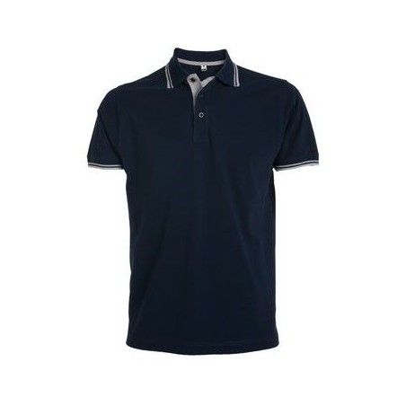https://www.ropadetrabajo.com: Polo de trabajo bicolor en manga corta Montreal Roly