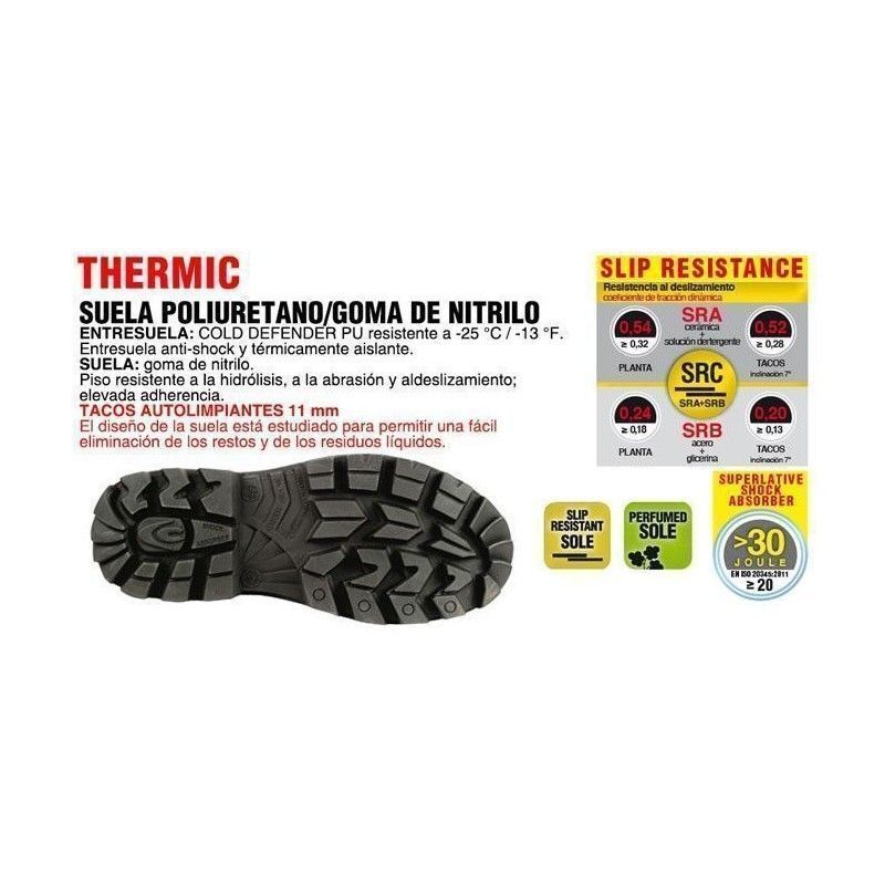 https://www.ropadetrabajo.com: Bota de agua de seguridad Thermic Cofra
