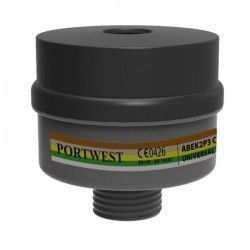 https://www.ropadetrabajo.com: Filtro combinado ABEK2P3 rosca universal Portwest