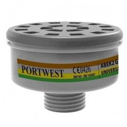 https://www.ropadetrabajo.com: Filtro protección ABEK2 rosca universal Portwest