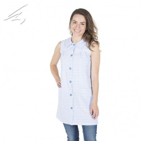 https://www.ropadetrabajo.com: Bata de maestra sin mangas Garys OUTLET