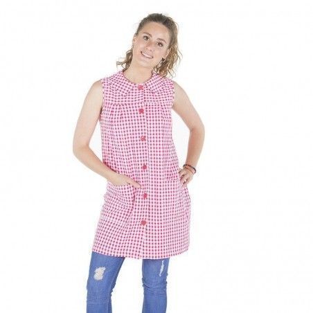 https://www.ropadetrabajo.com: Bata de maestra sin mangas Garys OUTLET