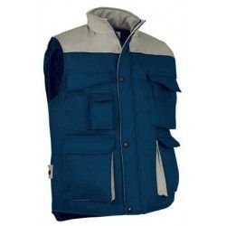 https://www.ropadetrabajo.com: Chaleco de trabajo multibolsillos Bicolor Thunder Valento