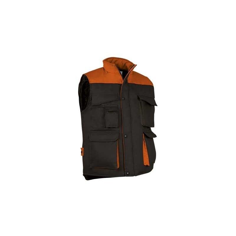https://www.ropadetrabajo.com: Chaleco de trabajo multibolsillos Bicolor Thunder Valento