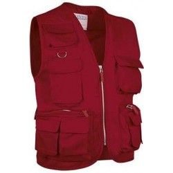 https://www.ropadetrabajo.com: Chaleco de trabajo multibolsillos reportero Safari Valento 2
