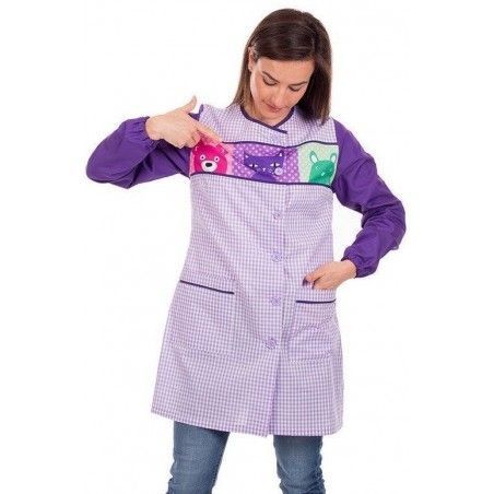 https://www.ropadetrabajo.com: Bata de maestra Garys Animalitos OUTLET