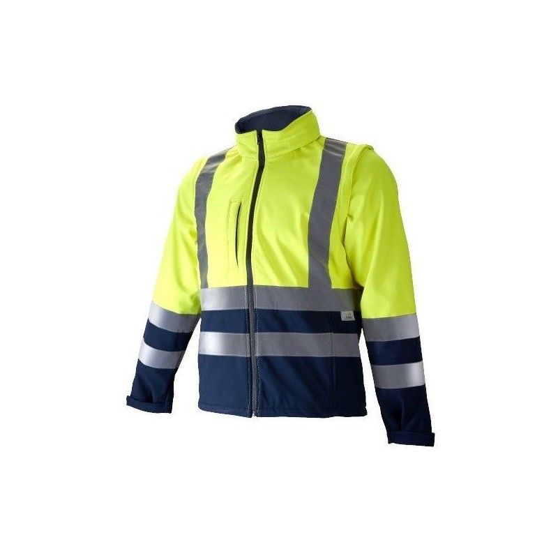 https://www.ropadetrabajo.com: Chaqueta Softshell de alta visibilidad Chintex 1210