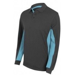 https://www.ropadetrabajo.com: Polo de trabajo manga larga bicolor Velilla 105514 2