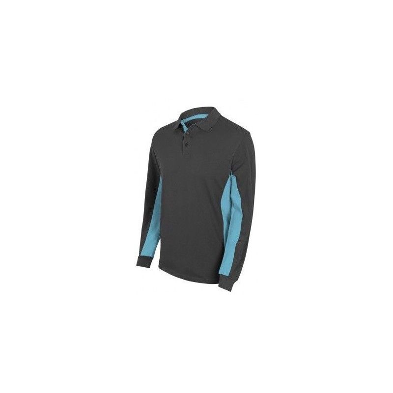 https://www.ropadetrabajo.com: Polo de trabajo manga larga bicolor Velilla 105514