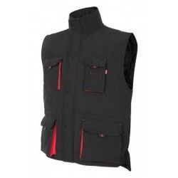 https://www.ropadetrabajo.com: Chaleco acolchado multibolsillos bicolor Velilla 205902 2