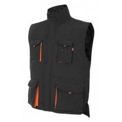 https://www.ropadetrabajo.com: Chaleco acolchado multibolsillos bicolor Velilla 205902 2