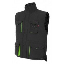 https://www.ropadetrabajo.com: Chaleco acolchado multibolsillos bicolor Velilla 205902 2