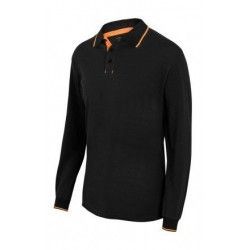 https://www.ropadetrabajo.com: Polo de trabajo manga larga Velilla 105515 2