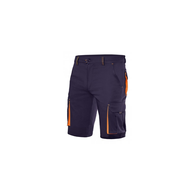 https://www.ropadetrabajo.com: Bermuda stretch bicolor multibolsillos Velilla 103010s