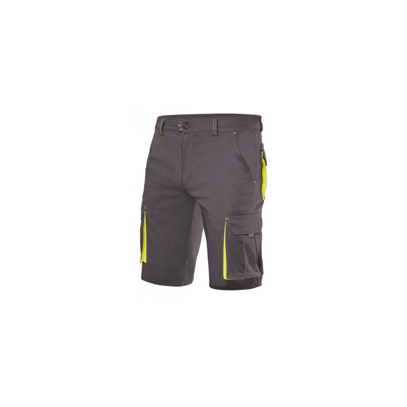 https://www.ropadetrabajo.com: Bermuda stretch bicolor multibolsillos Velilla 103010s