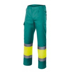 https://www.ropadetrabajo.com: Pantalón alta visibilidad bicolor Velilla 157