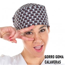 https://www.ropadetrabajo.com: Gorro de quirófano mujer con goma estampado Garys 2