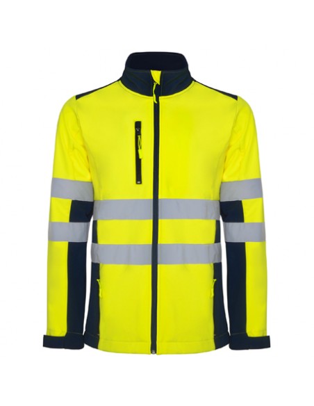 https://www.ropadetrabajo.com: Softshell bicolor allta visibilidad Antares Roly