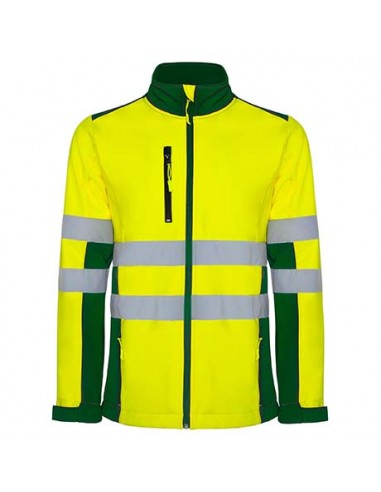 https://www.ropadetrabajo.com: Softshell bicolor allta visibilidad Antares Roly