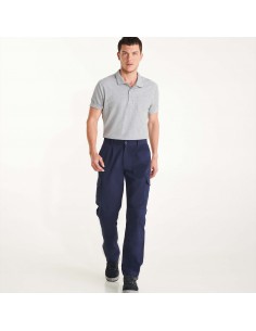 https://www.ropadetrabajo.com: Pantalón de trabajo para hombre 100% algodón Safety Roly
