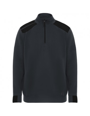 https://www.ropadetrabajo.com: Sudadera media cremallera combinada Maverick Roly
