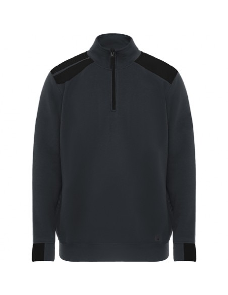 https://www.ropadetrabajo.com: Sudadera media cremallera combinada Maverick Roly