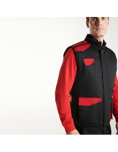 https://www.ropadetrabajo.com: Chaleco laboral acolchado multibolsillos Armada Roly