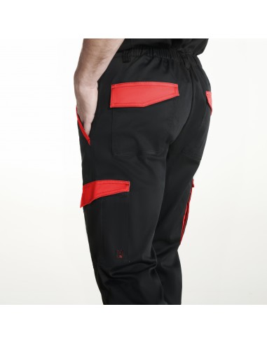 https://www.ropadetrabajo.com: Pantalón de trabajo multibolsillos bicolor Trooper Roly