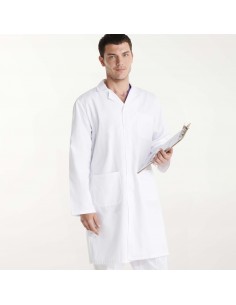 https://www.ropadetrabajo.com: Bata de trabajo unisex Vaccine Roly 2